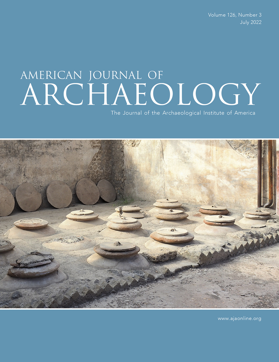 Copertina American Journal of Archaeology